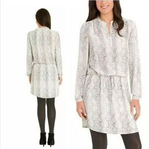 Darling Shirt Dress in Snake Print